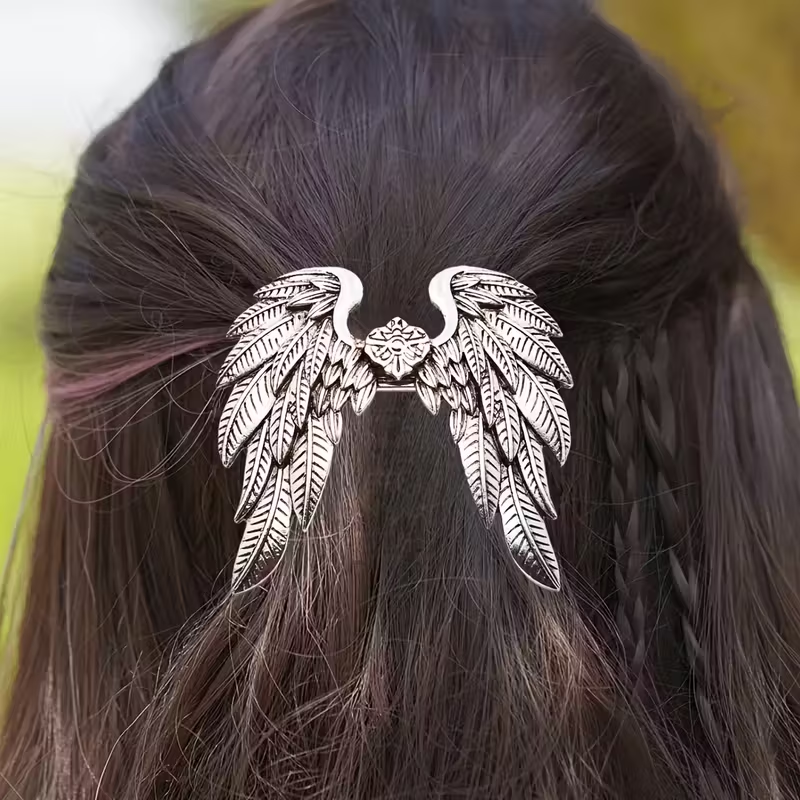 Women'S Viking Accessories - 1pc Viking Angel Wing Hairpin compatible