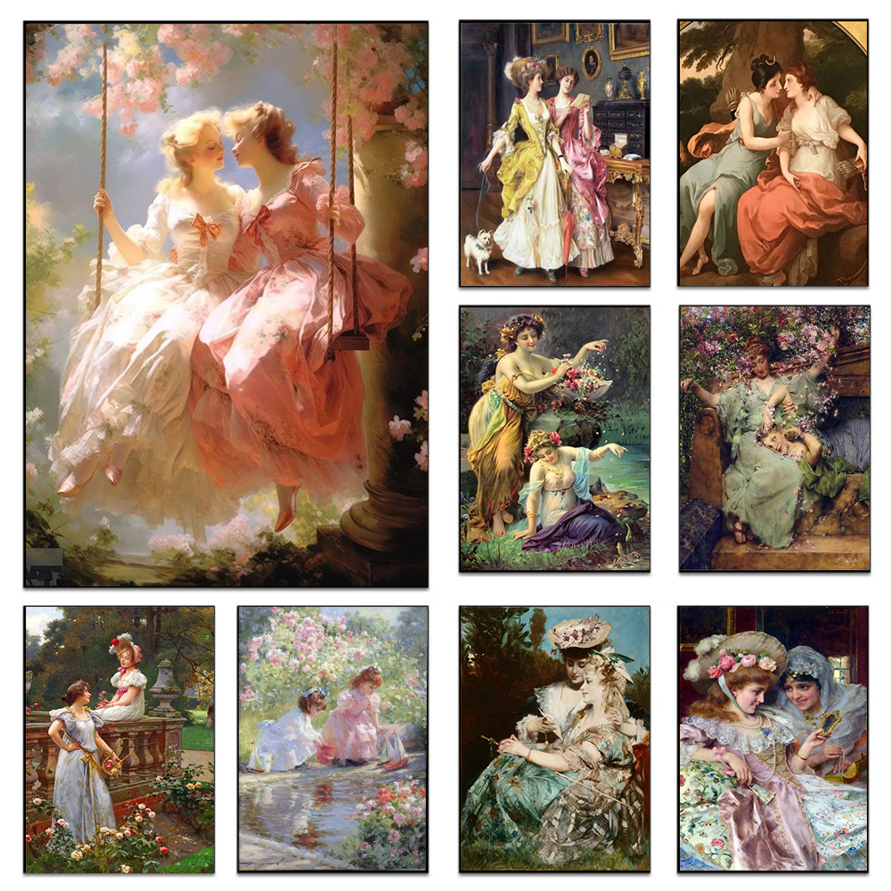 Women'S Accessories Louis Vuitton - Renaissance Art Women Love Poster Prints