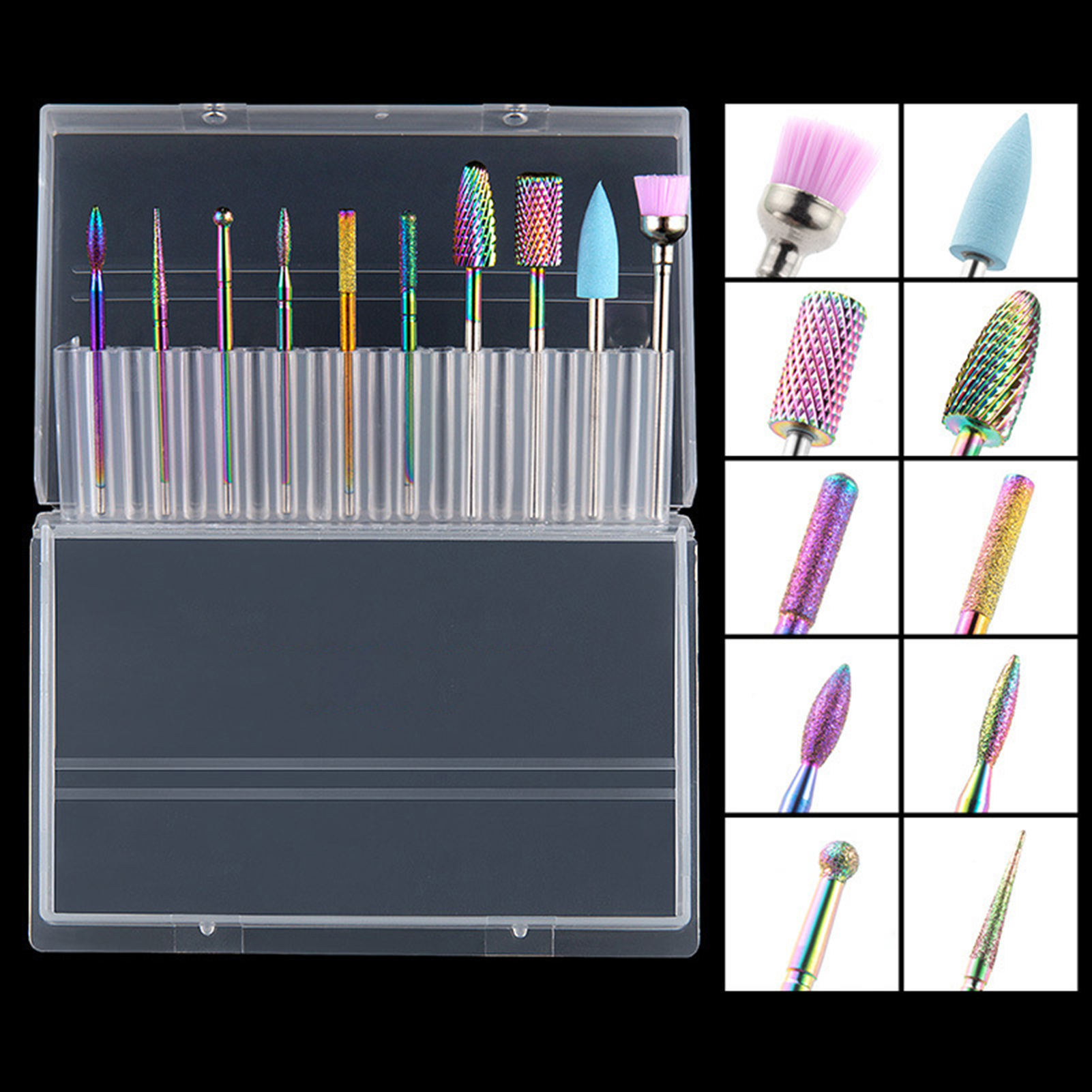 Women Accessories Combo - Manicure Grinding Head Set Manicure Pedicure