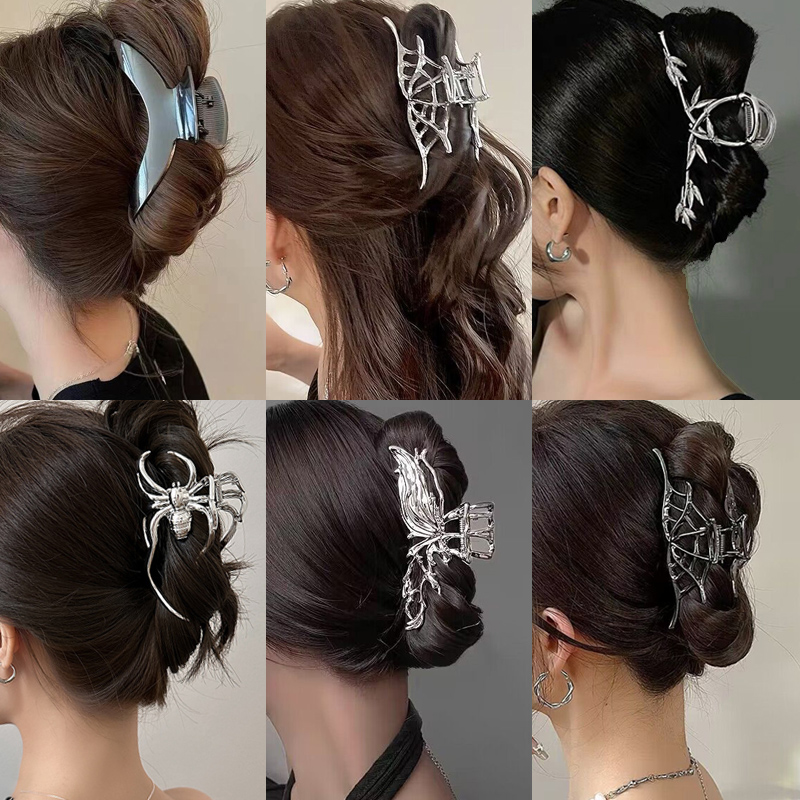 Women'S Winter Accessories Set - New Trendy Spider Hair Claw Clamp