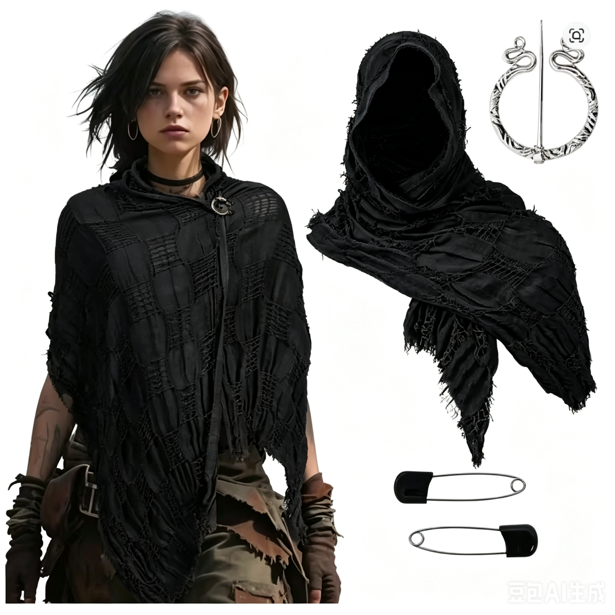 Women'S Viking Accessories - Fashion Medieval Style Medieval Cloak With