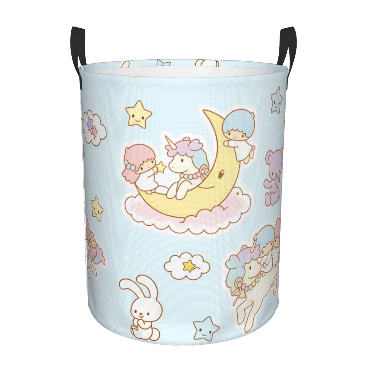 Women Accessories Hamper - Little Twin Stars Cartoon Laundry Hamper