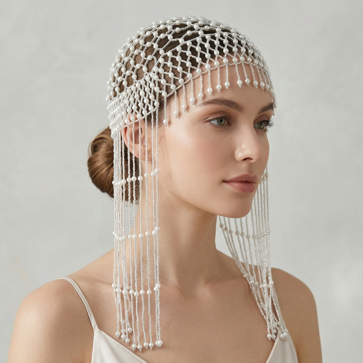 Luxury Pearls Beaded Headwrap  - Women'S Accessories List recension och pris