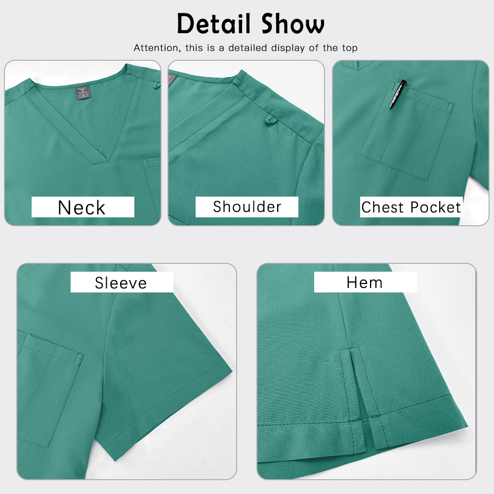 Multilcolors Women Scrubs Set  - Women'S Work Accessories recension och pris