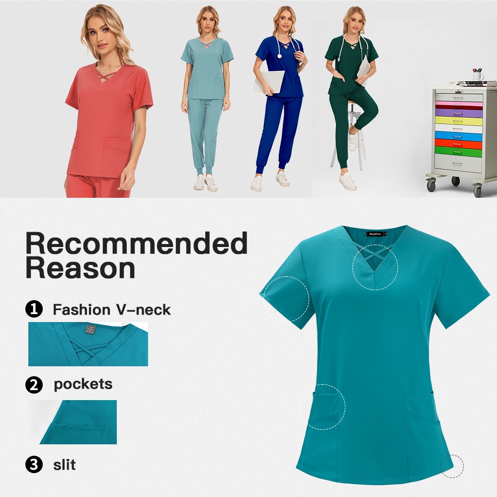 Newest Surgical Uniform Woman  - Women'S Work Accessories recension och pris