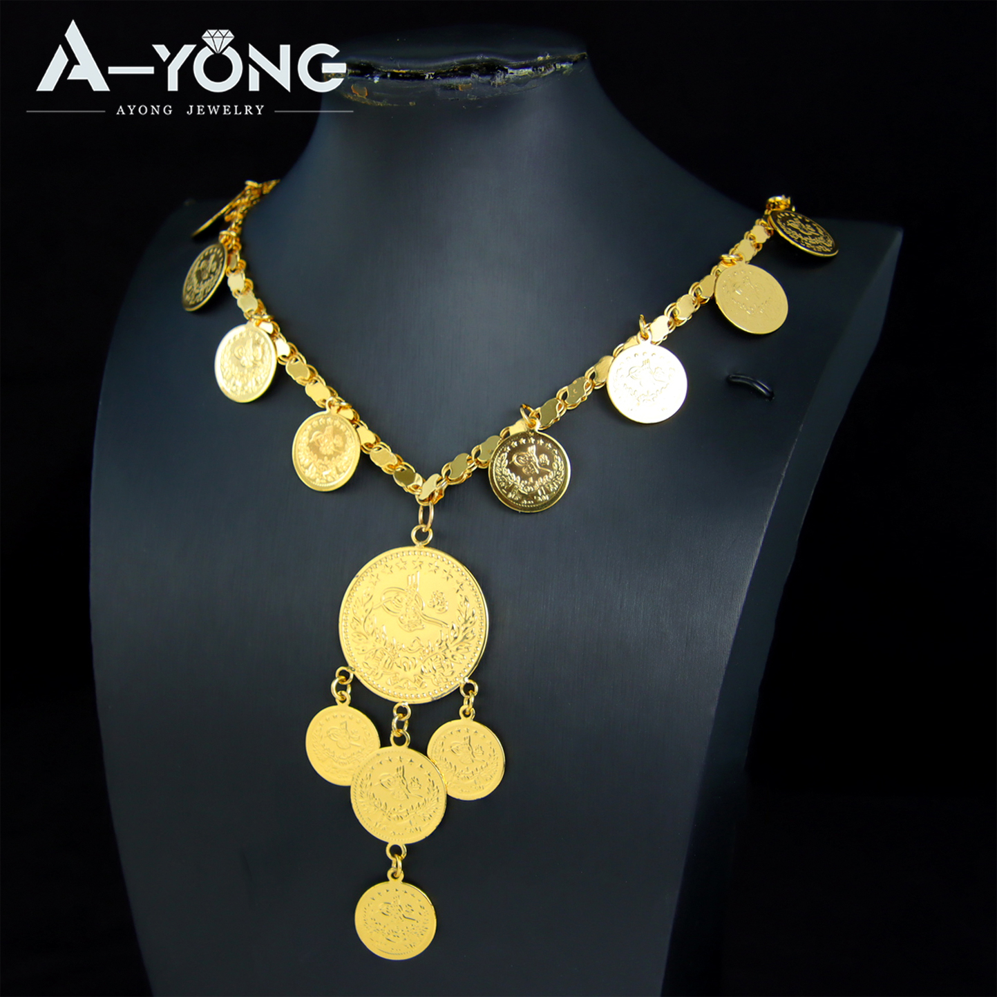 Delicate Algeria Wedding Long  - Coin Necklace Delicate recension och pris
