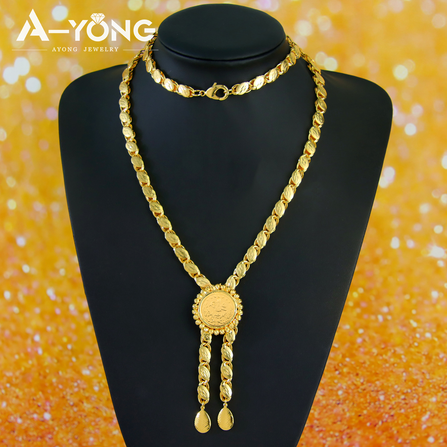 Delicate Algeria Wedding Long  - Coin Necklace Delicate recension och pris