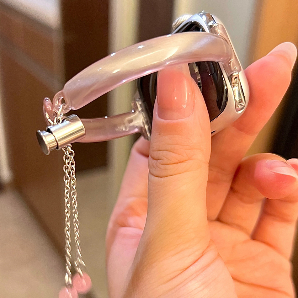 Cat's Eye Bangle Strap For App - Resin Bangle Bracelet recension och pris