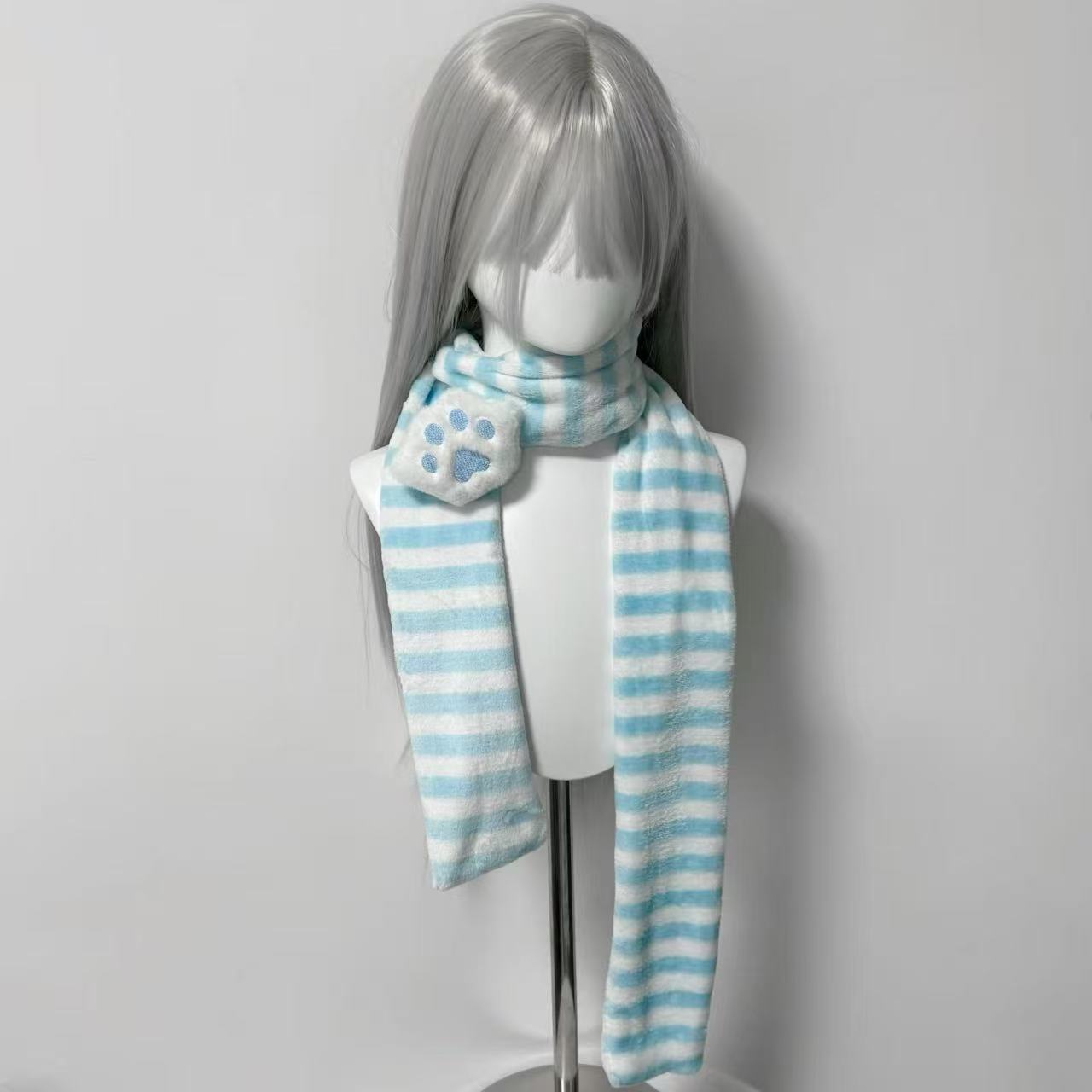 Kawaii Kniied Scarf Cat Paw De - Women'S Winter Accessories Set recension och pris
