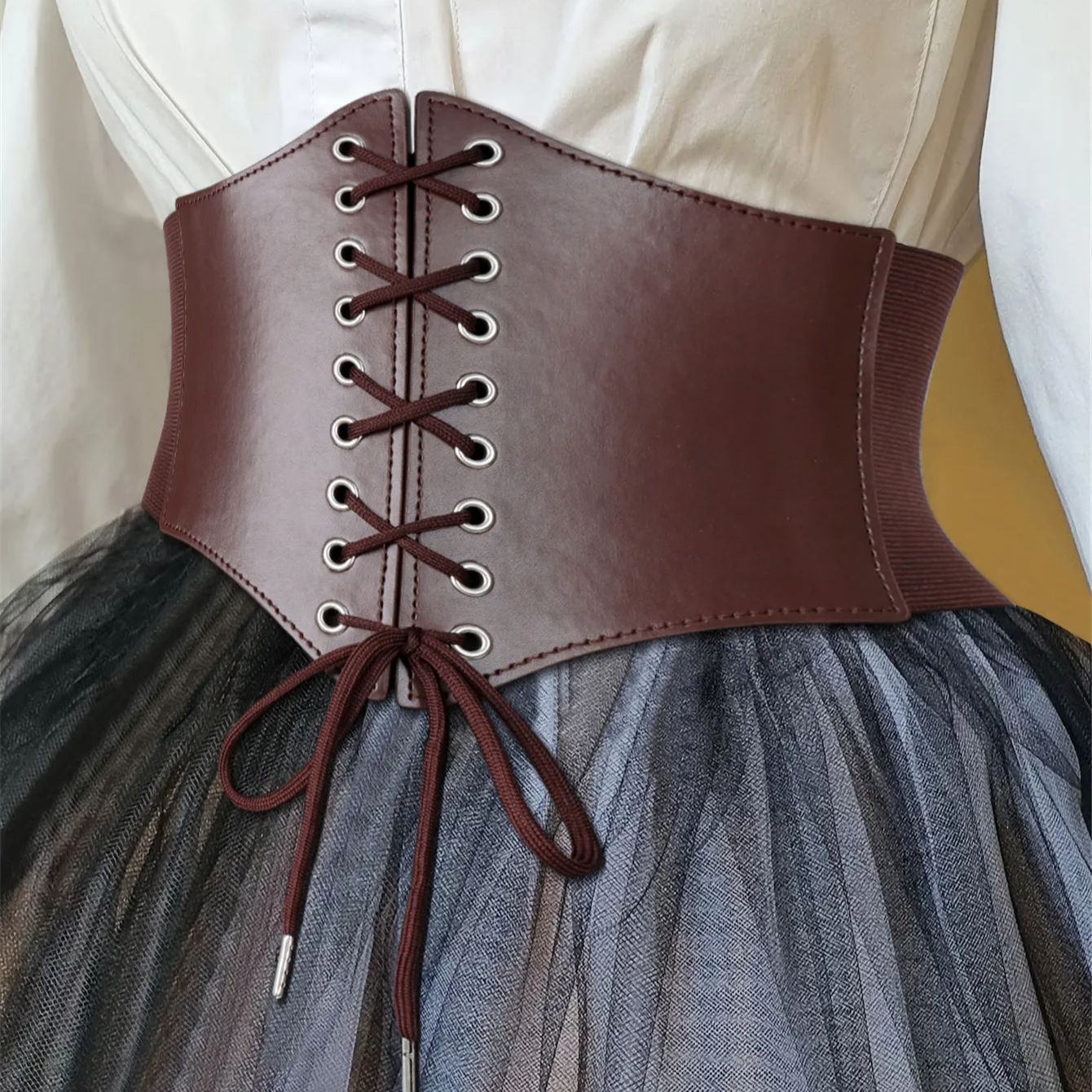 Medieval Waist Belt Brown Elas - Women'S Viking Accessories recension och pris
