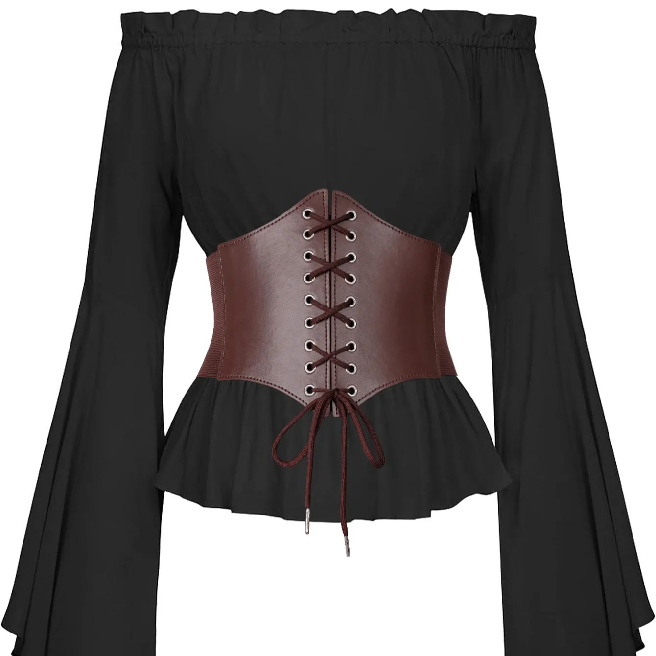 Medieval Waist Belt Brown Elas - Women'S Viking Accessories recension och pris