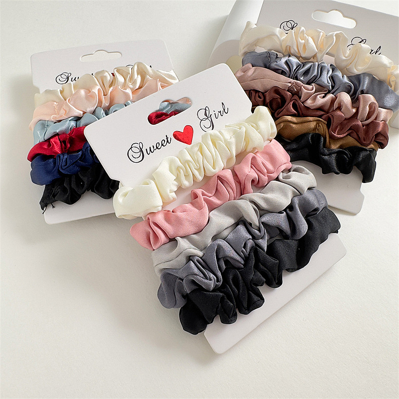 5/6pcs Satin Hair Scrunchies f - Women Accessories Wholesale China recension och pris