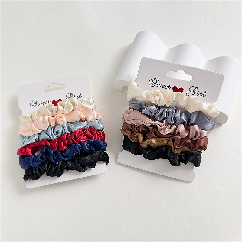 5/6pcs Satin Hair Scrunchies f - Women Accessories Wholesale China recension och pris