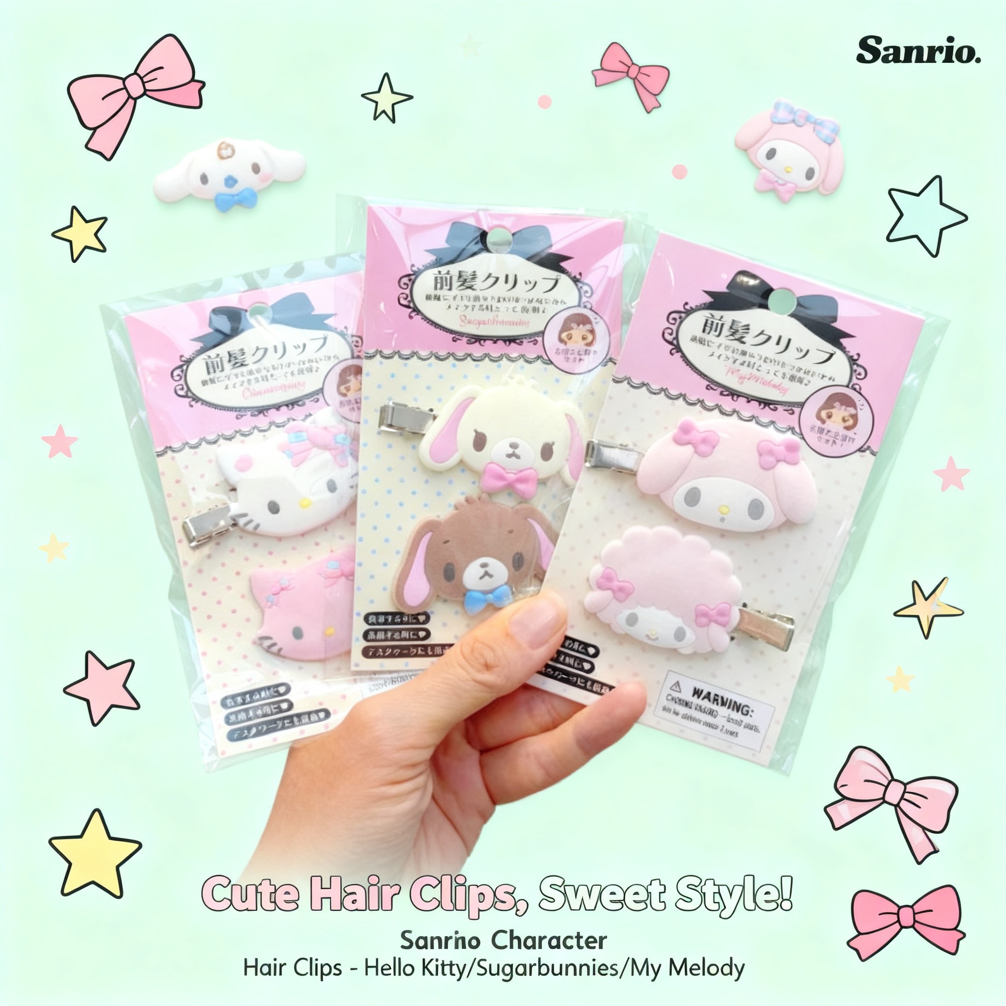 Kawaii Sugarbunnies Hairpin Ca - Women'S Accessories List recension och pris