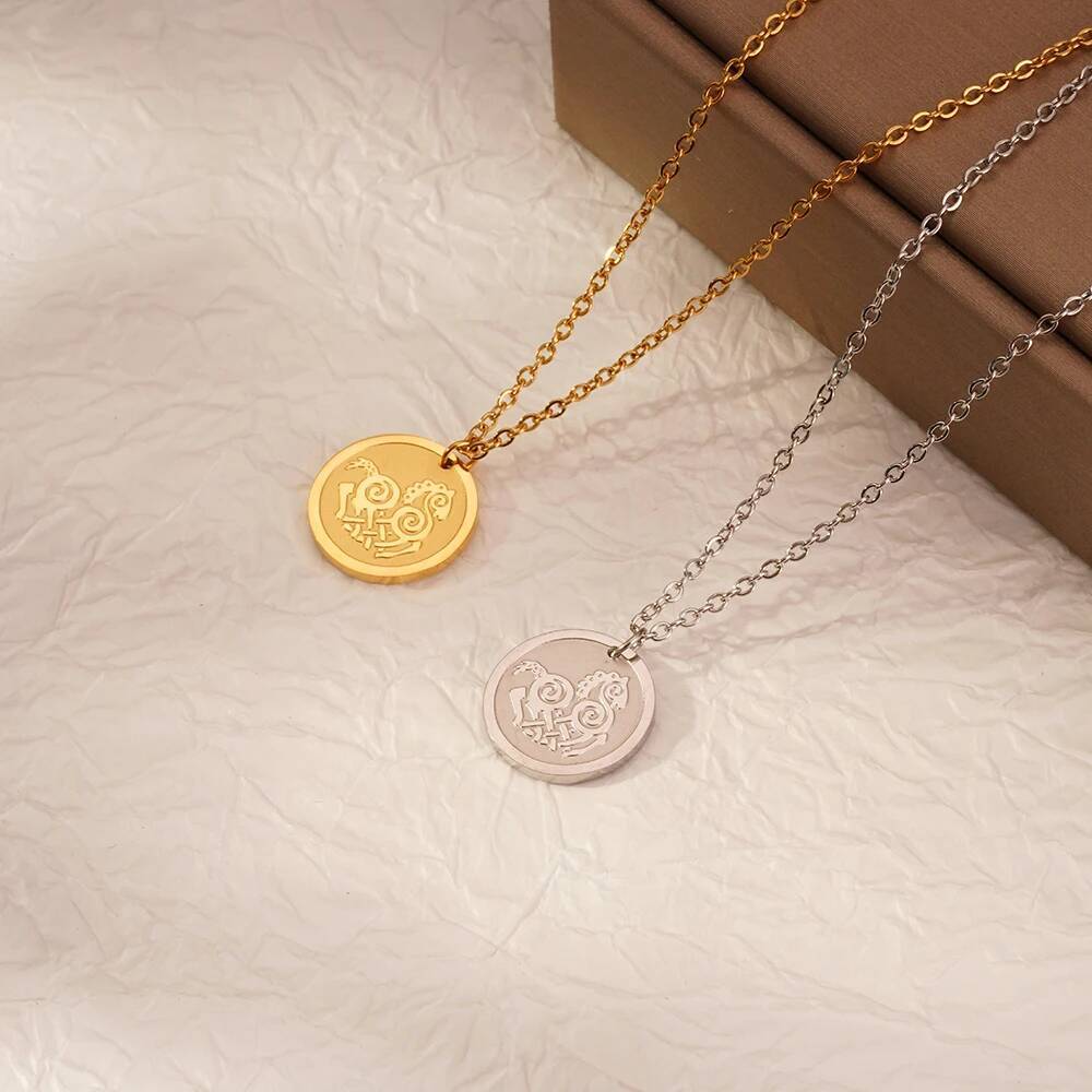 Stainless Steel Fashion Women  - Coin Necklace Delicate recension och pris