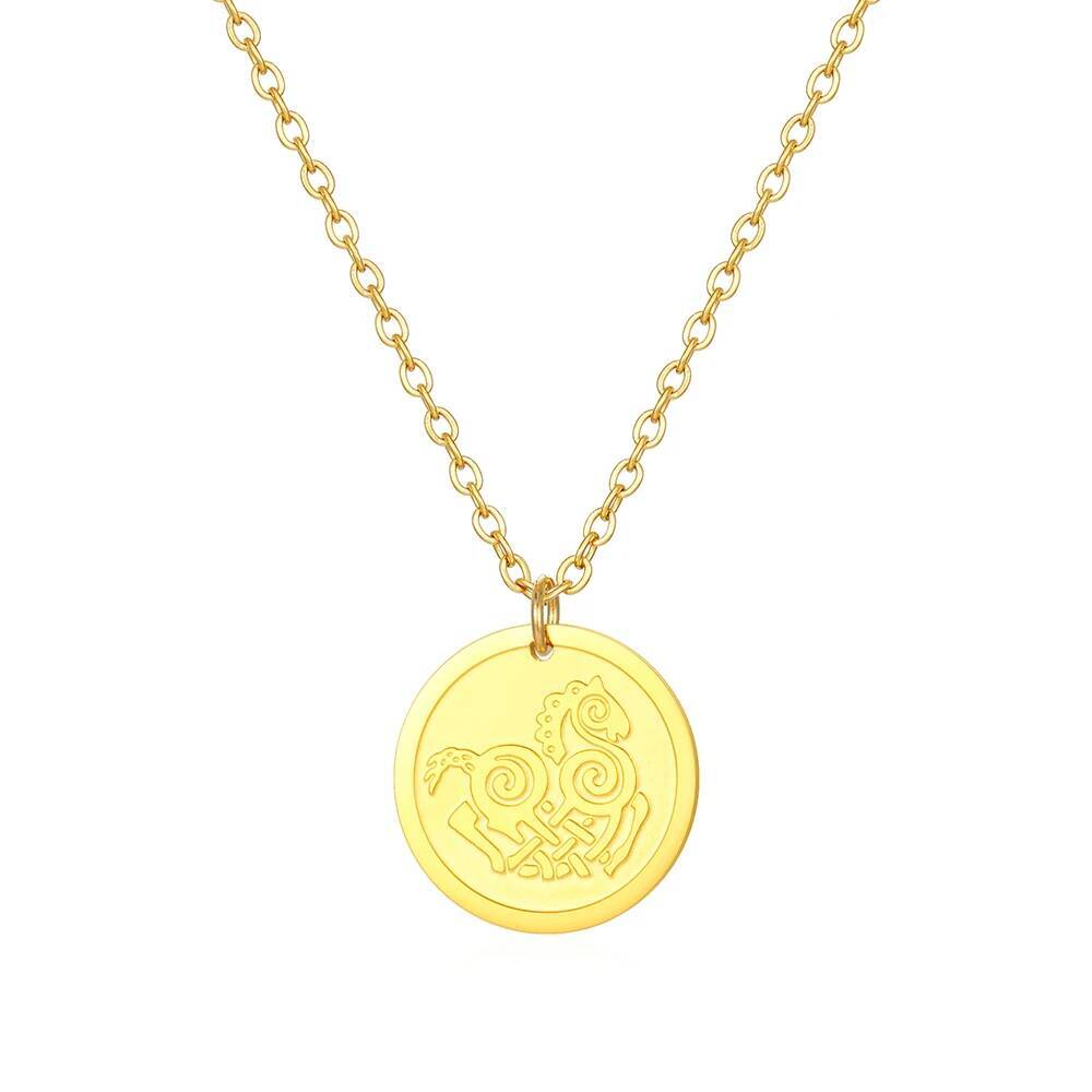 Stainless Steel Fashion Women  - Coin Necklace Delicate recension och pris