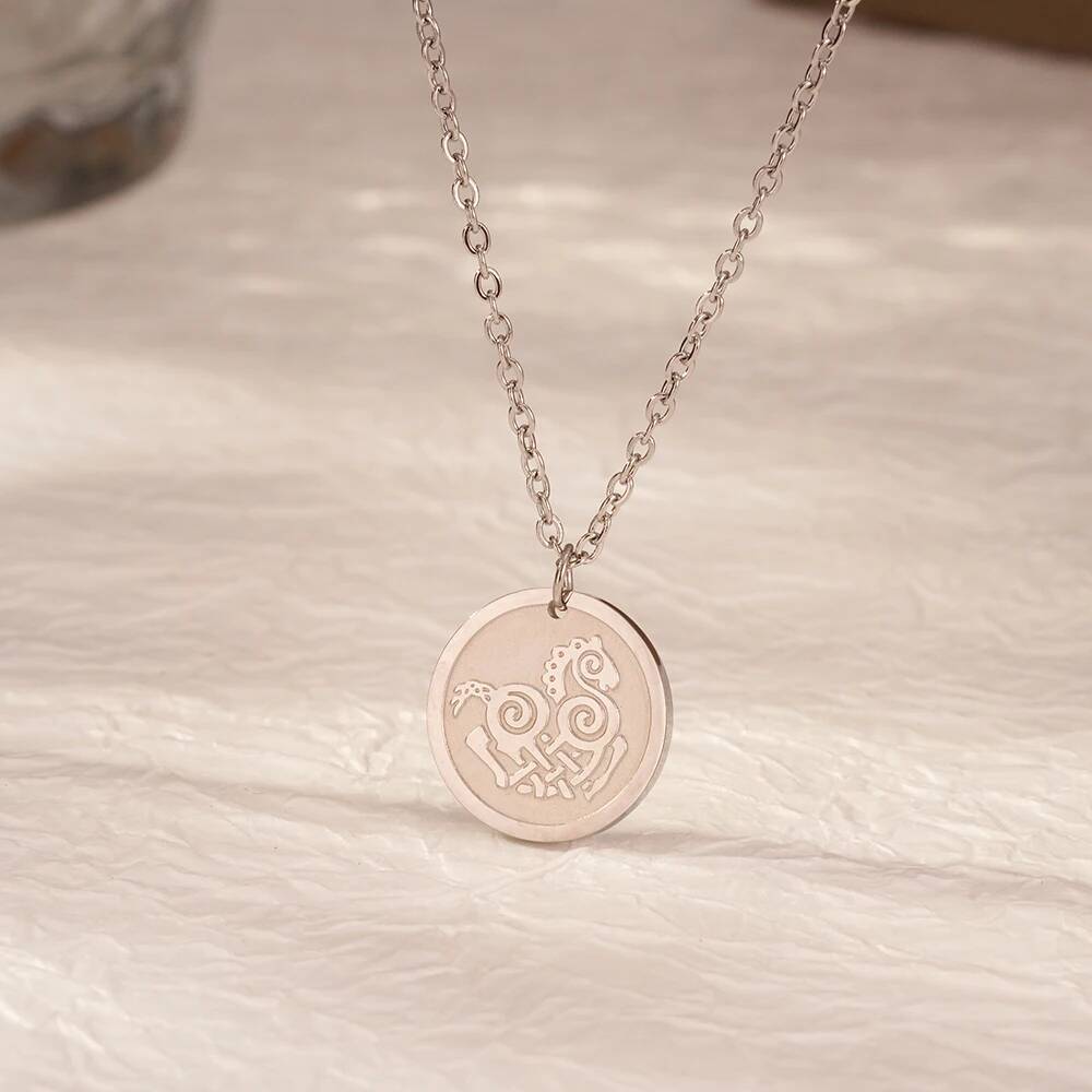 Stainless Steel Fashion Women  - Coin Necklace Delicate recension och pris
