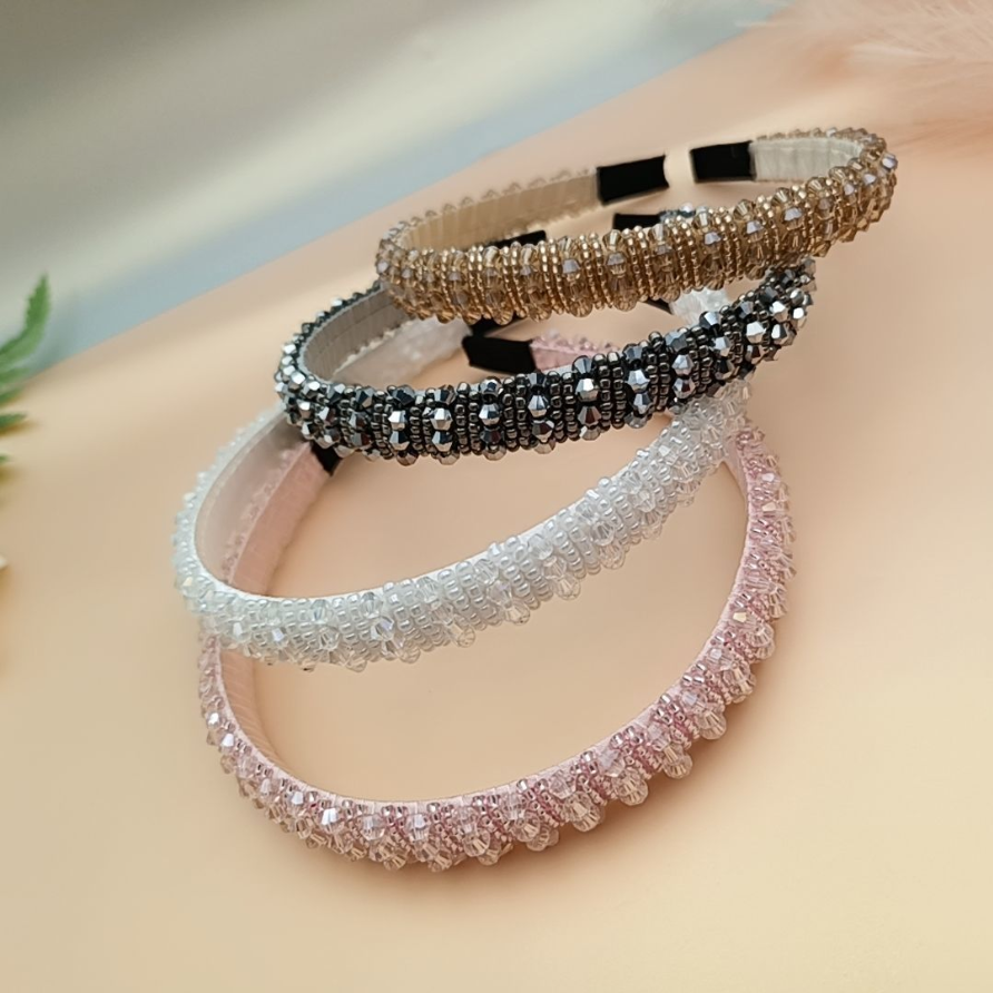 Korean Fashion Shiny Beaded He - Women Accessories Wholesale China recension och pris