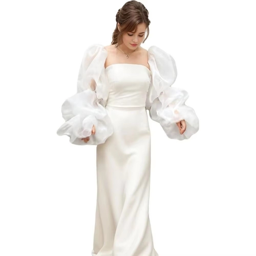 Elegant Puffy Wedding Arm Slee - Women'S Winter Accessories Set recension och pris