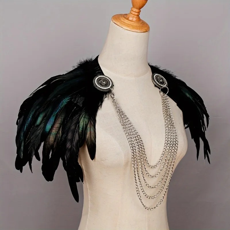 1pcs Viking Style Feather Cape - Women'S Viking Accessories recension och pris
