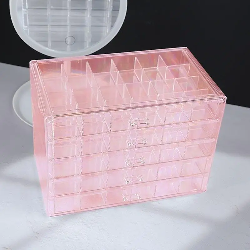 Q5WE Acrylic Jewelry Box with  - Women Accessories Drawer recension och pris