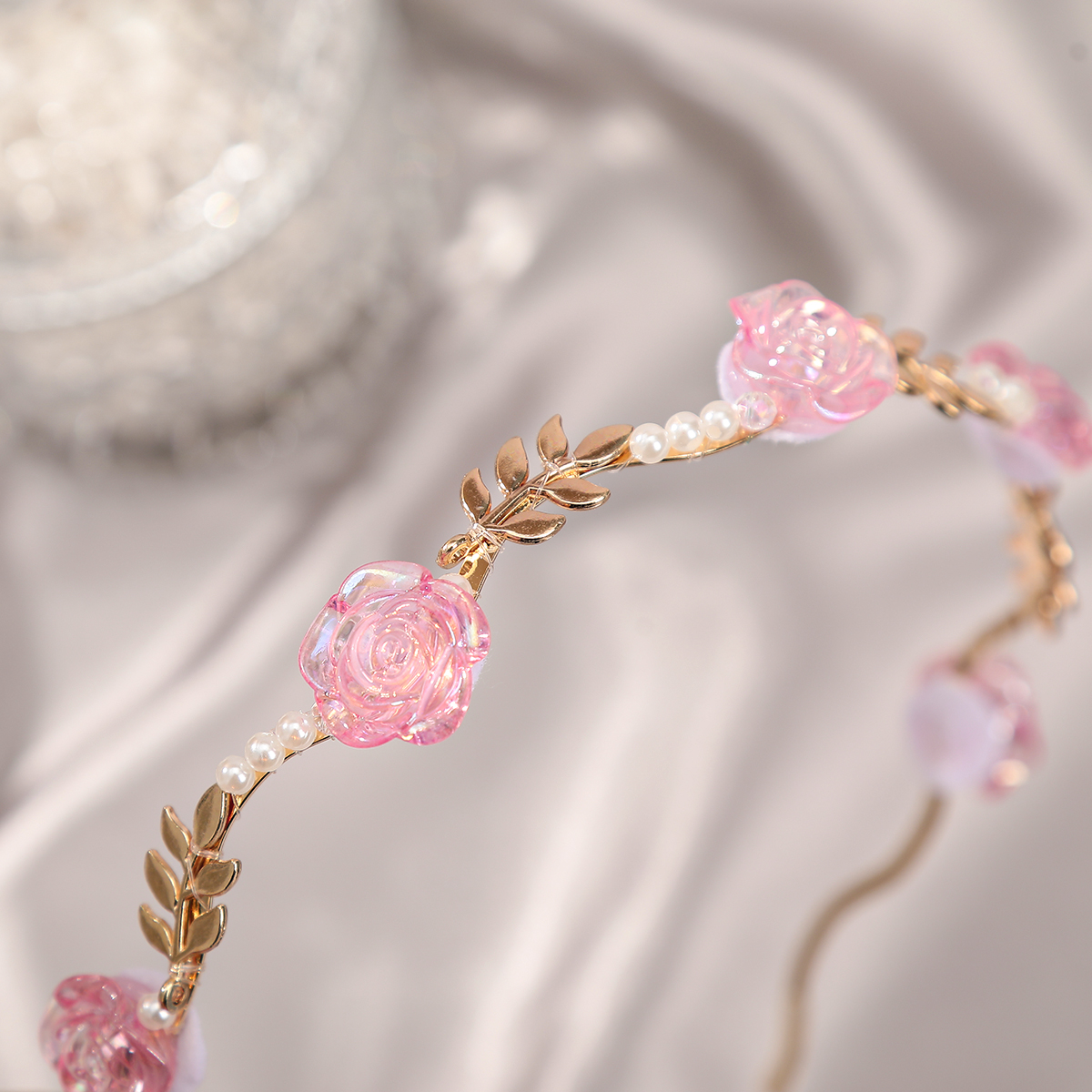 Resin Rose Leaf Headband Hair  - Women Accessories Photos recension och pris