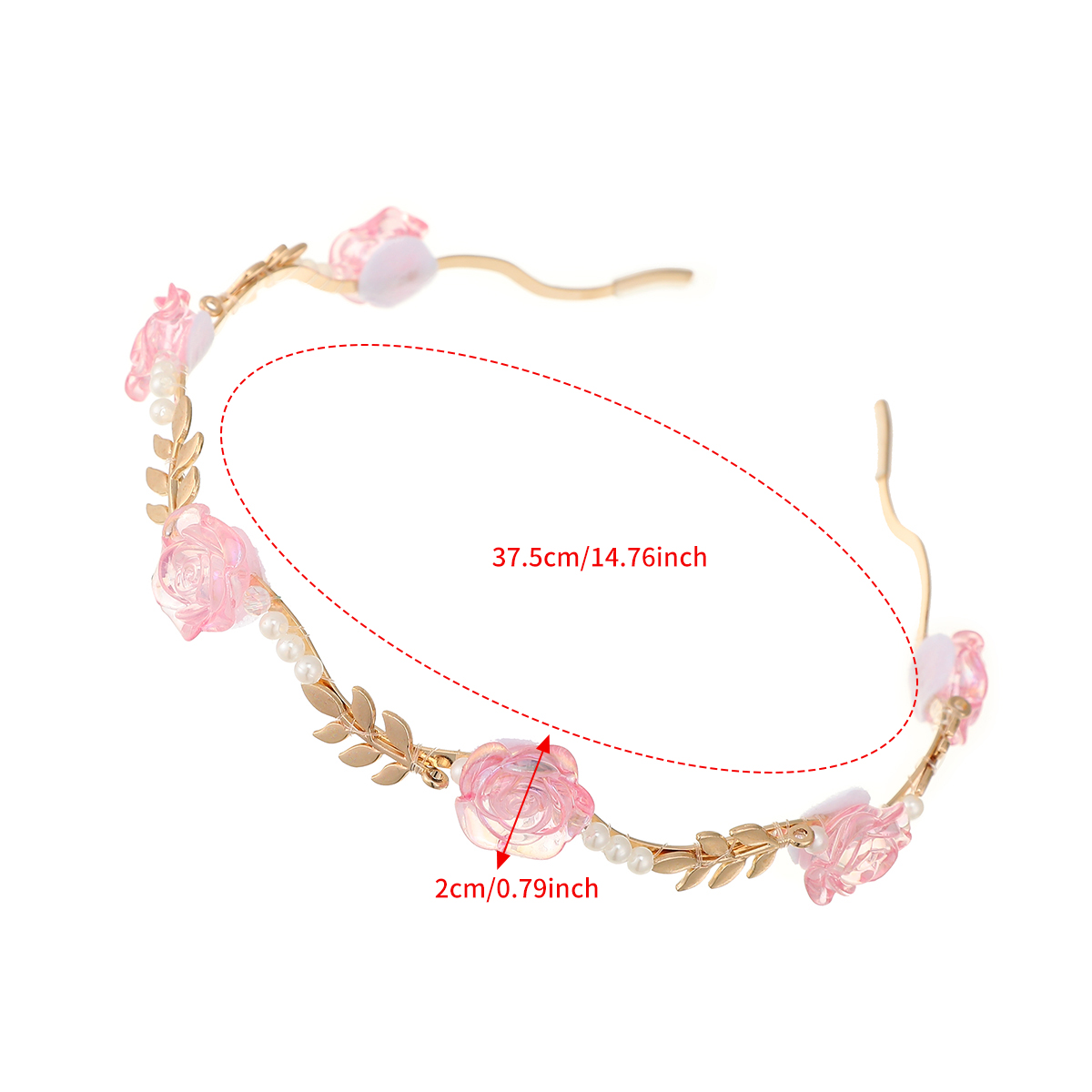 Resin Rose Leaf Headband Hair  - Women Accessories Photos recension och pris
