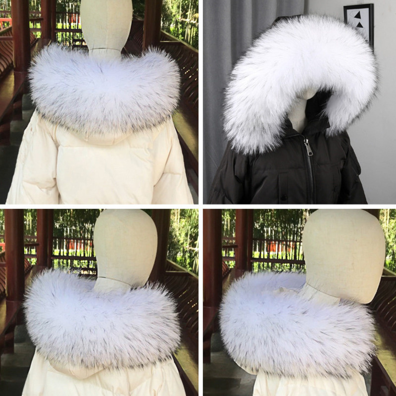 100% Real Fur Collar Coat Wint - Women'S Winter Accessories Set recension och pris