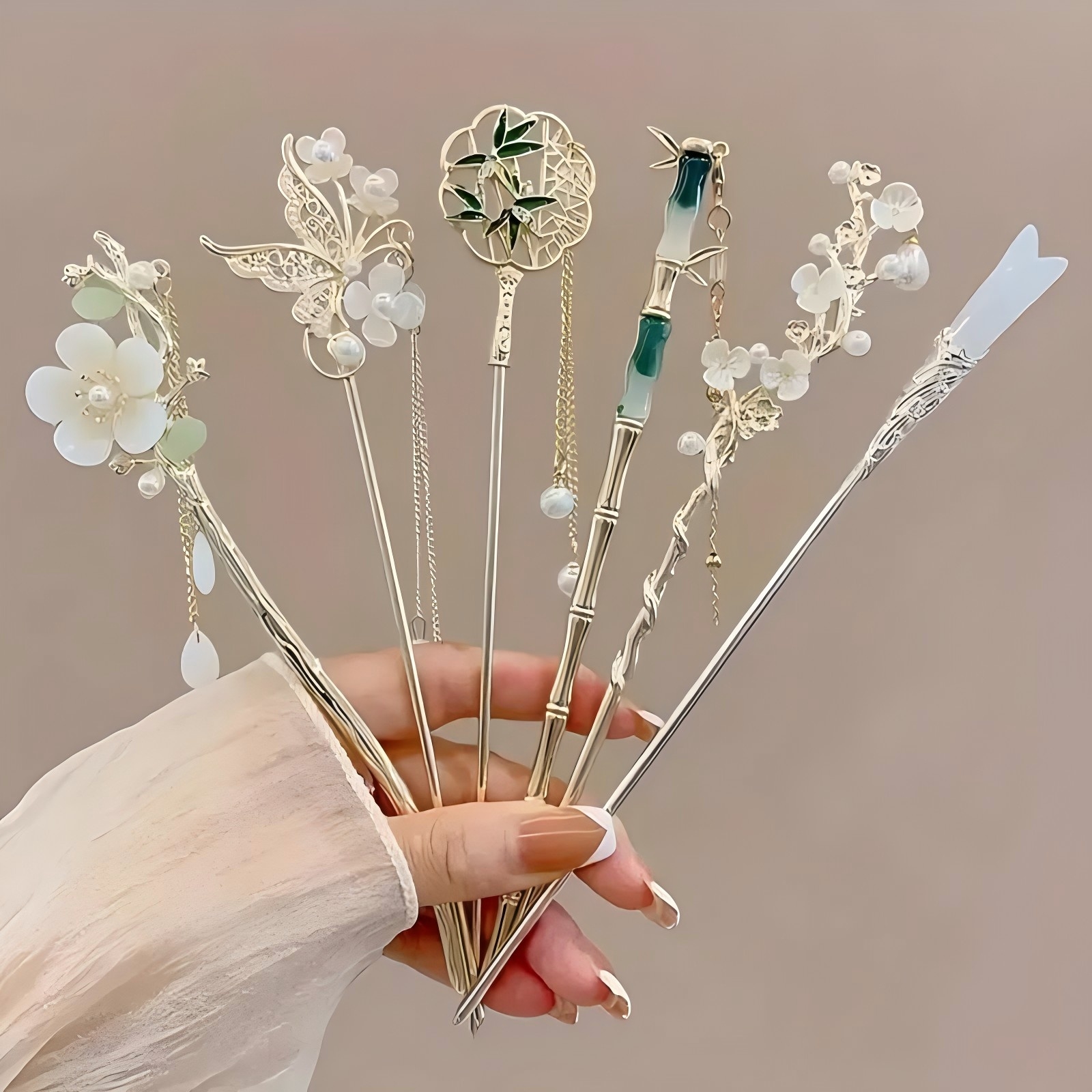 1/6pcs Elegant Chinese Style T - Women'S Accessories List recension och pris
