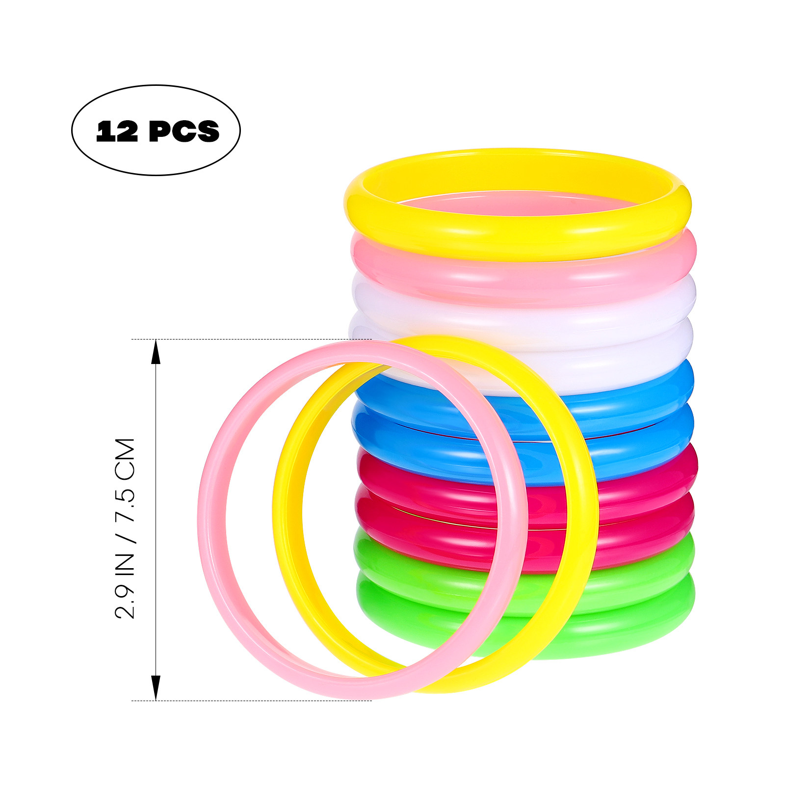 12Pcs Resin Bangle Bracelets P - Resin Bangle Bracelet recension och pris