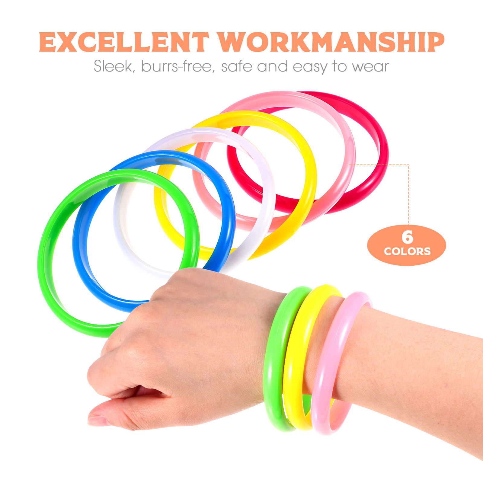 12Pcs Resin Bangle Bracelets P - Resin Bangle Bracelet recension och pris