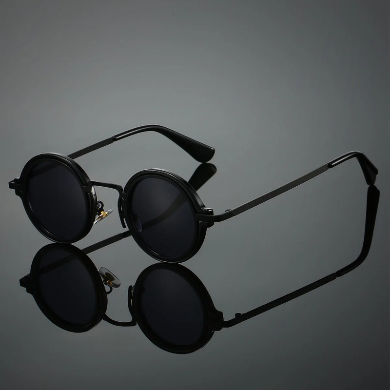 New Retro Metal Round Frame Su - Women Accessories Photos recension och pris