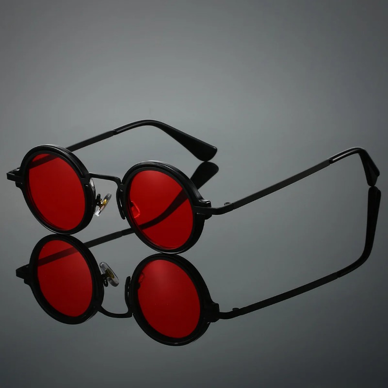 New Retro Metal Round Frame Su - Women Accessories Photos recension och pris