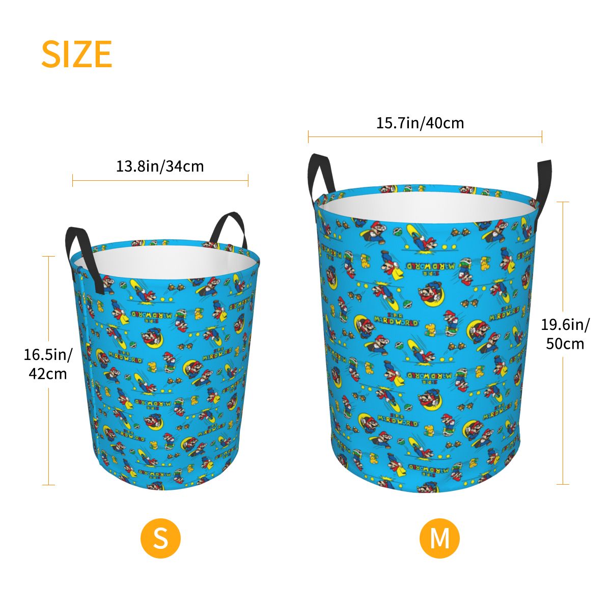 Cartoon Super Mario Laundry Ha - Women Accessories Hamper recension och pris