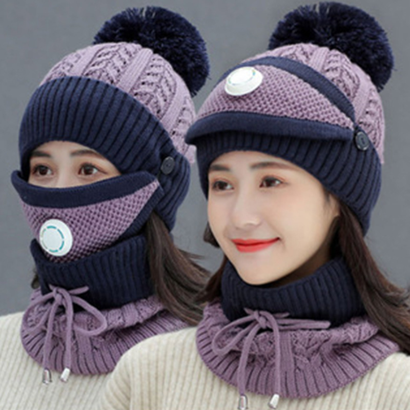 2026 Winter Fashion Solid-colo - Women'S Winter Accessories Set recension och pris