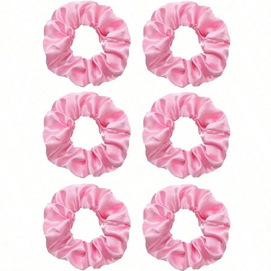 12pcs Solid Color Satin Silk H - Women Accessories Combo recension och pris